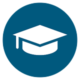icon showing graduation cap